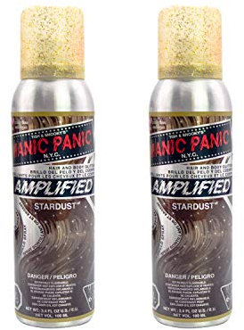 Manic Panic - Star Dust Colour Spray Uk Vegan Cruelty Free Temporary Hair Colour - 2 x 100ml