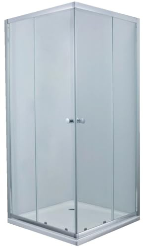 Primaster Duschkabine Eckeinstieg Easy 5 Eckdusche 185x90x90cm Glas