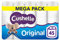Cushelle Original Toilet Paper Bulk Buy, 45 White 2 ply Toilet Rolls