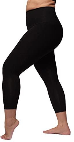 TLC Sport Extra starke Kompressions-Leggings mit Bauchkontrolle, Schwarz , 40-42