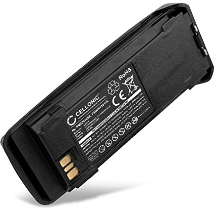CELLONIC, Batteria per Walkie-Talkie Compatibile con Motorola DP3400, DR3000, DP3600 (1800mAh, 7.5V)