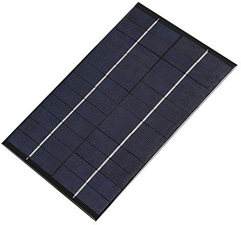 VBESTLIFE Mini Panneau Solaire 4.2W 12V, Chargeur de Batterie de Module d'alimentation Bricolage pour Lampe de Cour Solaire, éclairage de Réverbère, publicité Solaire Extérieure