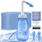 Snykes Neti Pot Sinus Rinse Kit,Nasal Irrigation Nose Cleaner Wash Bottle 300ML, Nasal Rinse Salt sachets 40 Packets and Thermometer Sticker, Neti Pot Kit for Adult & Kids (Navy Blue)