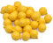 PHECDA PROFLY 30 Stücke 12mm Karpfen Angelköder Boilies Eier schwimmende Kugel /5 Verschiedene Aromen Künstliche Karpfen (Gelb-Süßmais-12mm-30pcs)