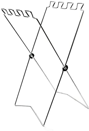 Rachlicy Plastic Bag Holder Trash Bag Holder Portable Trash Stand Rack Folding Garbage Holder Stand for Camping