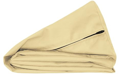 POKAR Bezüge für Palettenkissen Wasserabweisend Palettenauflagen Palettenmöbel Palettensofa, Rückenlehne 120x40, Beige