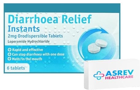 Numark Diarrhoea Relif Instants 2mg Orodispersible Tablets Loperamide Hydrochloride - 6 Tablets