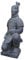 GerRit Sculptures de Statues de Guerriers et de Chevaux en Terre Cuite Qin, modèles de Statues d'art de Soldats et de Guerriers Chinois en Argile