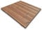 SUNWOOD Pedana doccia 70x70 cm in legno Thermo-Wood interno/esterno, con piedini antiscivolo