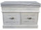HTI living Sitzbank mit Stauraum Mia Sitztruhe 2 Schubladen maritim