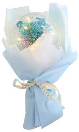 STOBAZA 1 Bobo palla piena di stelle mazzo di palloncini bouquet di fiori secchi naturali regalini natale regalini di natale palloncini matrimonio bouquet di palloncini mazzi di fiori Blue