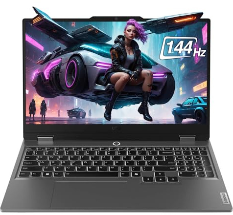 Lenovo LOQ 15 Gaming Laptop, AMD Ryzen 7 8845HS, 16 GB DDR5 RAM, 1 TB PCIe SSD, 15.6 FHD (1920x1080), Nvidia G-Force RTX 4060, W11 Home