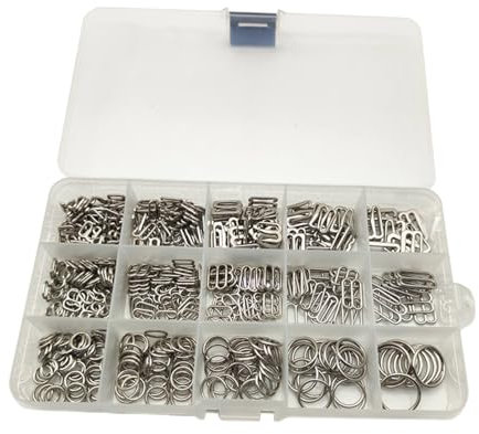 QUEENYARD 450 fibbie per reggiseno, regolazione lingeries, fermagli, gancio per biancheria intima, costume da bagno