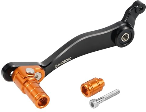 NICECNC Leva del cambio estesa regolabile compatibile con 790 Adventure R 2019-2021, 890 Adventure R/R Rally 2021-2024, compatibile con Husqvarna Norden 901 2022-2024, arancione, vedi montaggio