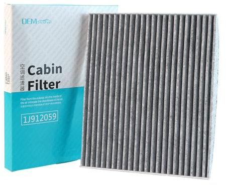 OEMASSIVE Filtro de cabina para Hyundai i20 i30, filtro de aire de cabina con carbón activo 97133-2H001 CU24013 Reemplazo para KIA Ceed XCeed ProCeed