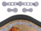 Magneti per Carta Forno di Friggitrice Ad Aria, Fibbia di Fissaggio Silicone per Air Fryer Carta da Forno, Accessories Friggitrice Ad Aria
