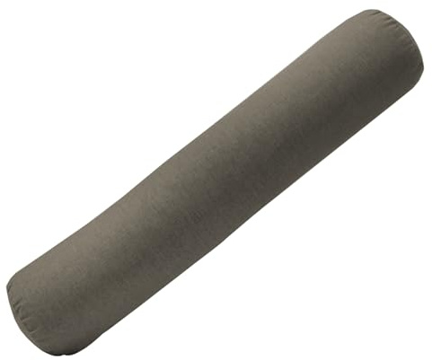 XXIUDEE Rundes Schlafkissen für Bett, Armlehne, Stützkissen, Yoga-Nackenrolle, Zylinderbett, Lückenfüller, Matratze für Kopf/Nacken/Lendenwirbelsäule (40 x 10 cm, braun)