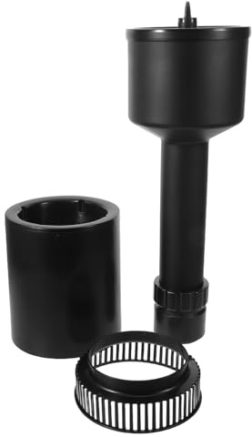 BAZEITFLOW Fish Tank Skimmer Pond Surface Skimmer Marine Aquarium Surfaces Tank Film Oil Remover for Fish Pool Aquarium Debris Black