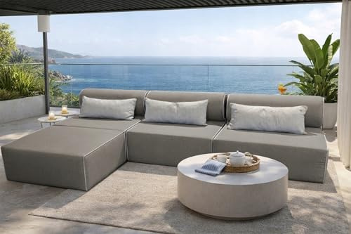 TRADA Gartensofa Bali M, Balkon & Terrasse, Beige