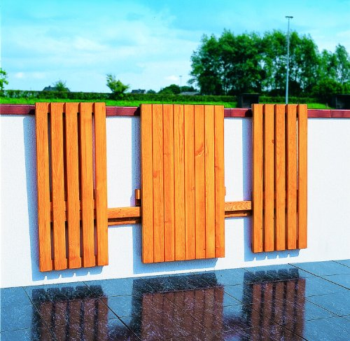 Promadino Balkonklappgarnitur mit blauen Auflagen