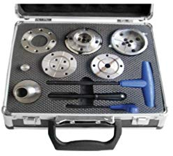 Kit mandrin de tournage pour bois, 1 x 8 TPI + anneau M 33