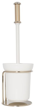 Croydex Flexi-Fix Grosvenor Antique Gold Freestanding Toilet Brush , QM702403