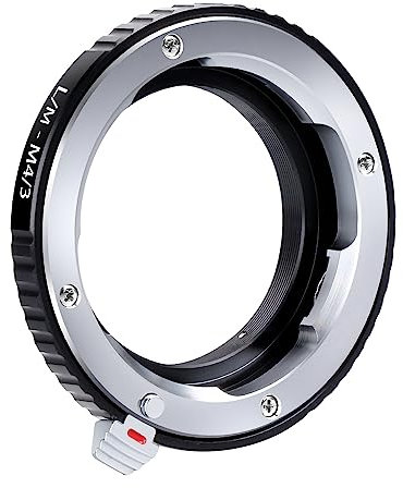 K&F Concept Lens Mount Adapter for Leica M LM Mount Lens to Micro Four Thirds (MFT, M4/3) Mount Mirrorless Camera Compatible for Panasonic Lumix M4/3 camera