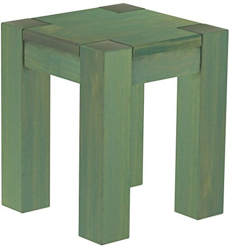 Hocker Rio Kanto Bambus mintgruen Pinie Massivholz Esszimmerbank Küchenbank Holzbank - Größe und Farbe wählbar Brasilmöbel