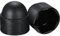sourcing map 20pcs Cache Écrou Protection M16 Cache Boulon Capuchon Hexagonal 24mm Vis Couvercle Plastique Dôme Noir