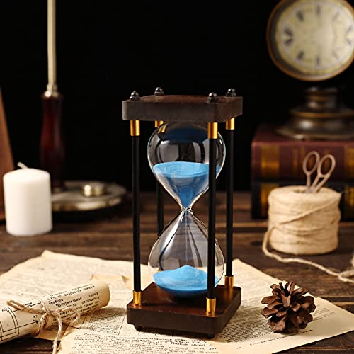 Brogtorl Sablier Décoration Sablier de Couleur Minuterie de sablier Horloges de sablier à Code Couleur pour Salle de Classe,Jeux à la Maison,Bureau,décoration (30min/60min)