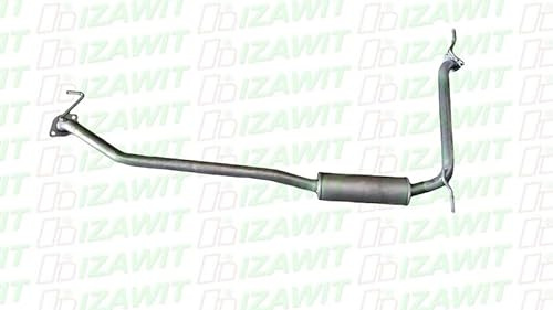IZAWIT 30.035 Mittelschalldämpfer Kompatibel mit HONDA CIVIC VIII Hatchback FN, FK 18220SMGE11