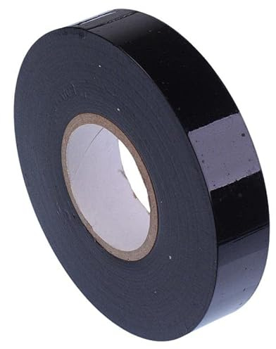 Black 19mm x 40m PVC Non Adhesive Tape Wiring Loom Harness Looming Tape - 1 Roll