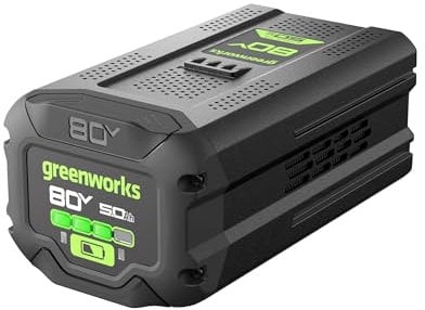 Greenworks 80V 5.0Ah Lithium-Ion Battery (Genuine Greenworks Battery / 75+ Compatible Tools)