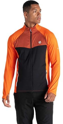 Dare 2b Herren Substratum Core Stretch Jacke, Papageientaucher Orange/Schwarz, L