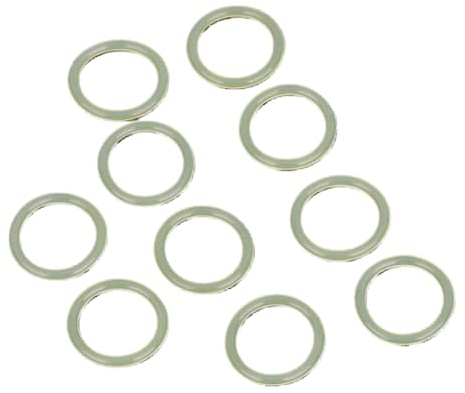Paintball-Lufttank-O-Ringe, Paintball-Regler-O-Ringe, Polyurethan, 10 Stück, 13,8 X 1,9 Mm, Hochfeste Polyurethan-O-Ringe für Paintball-Pistole, CO2-Lufttank (Beige)