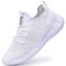 BUBUDENG Herren Sneaker Laufschuhe Sportschuhe Sneaker Turnschuhe Straßenlaufschuhe Leichtgewichts Freizeit Atmungsaktive Fitness Schuhe Weiß EU 49