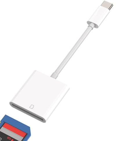 USB C SD Kartenleser für Kamera Speicher MacBook Compact Flash Drive Adapter Typ C Port Kabel Thunderbolt 4 Dongle kompatibel für Samsung Pixel für iPhone 15 Pro Max Plus iPad Pro Air Mini