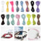HAOMEEDUO Nylonschnur für Armbänder 1,5mm Satinkordel Schnur Satin Rattail Seide Satinschnur Bastelschnur Knüpfbänder Perlgarn für Freundschaftsbänder für DIY Armbänder Schmuck (16 Bündel, je 10m)