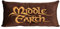 Elbenwald Herr der Ringe Kissen mit Middle Earth Motiv 46 x 5 x 22 cm Samt braun