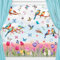 Shinybox Fensterbilder Frühling Selbstklebend, 9 Blätter Fensterbilder Frühling Sommer Schmetterlinge Deko, Fensterbilder Blumen Wiederverwendbar, Fensterbilder Kinderzimmer Fensterdeko Frühling(C)
