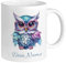 GRAZDesign Personalisierte Tasse Eule mit Namen - Geschenke für Frauen & Mädchen Eulentasse aus Keramik 330ml