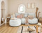 Lisa Design Mahina - 4-Sitzer Ecksofa mit Ecke Links - mit Schlaffunktion und Bettkasten - aus Bouclé-Stoff Hellgrau