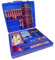 Cefa Toys- Bleu Mallette métallique de peintures Bluey 60 pièces, 21911, Multicolore