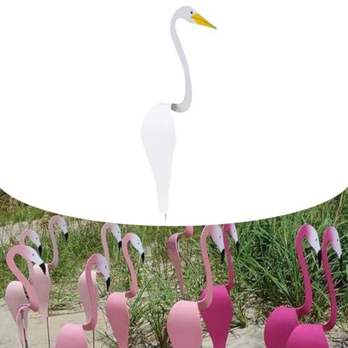 Ukisisi Art Metallique Oiseau Dansant Floride,Art Métallique du Jardin des Oiseaux Dansants De Floride,Flamant Rose Dansant De Floride,Moulin À Vent Flamant Rose, Décoration De Jardin Et De Cour
