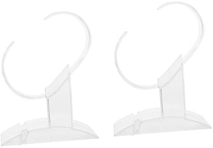 CONGARTENO 2stücke Uhrenständer Aus Acryl Für Schmuck Klar Organizer Zur Aufbewahrung Von Uhren Halter Für Damen Und Herrenuhren