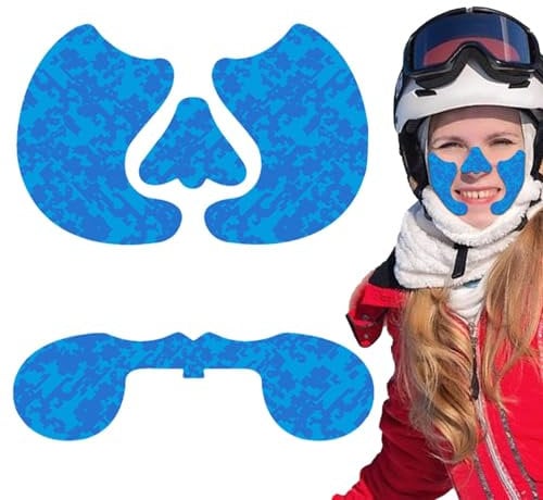 Wärmepflaster Gesicht, Nasenpflaster Set, Anti-Freeze Sonnenschutz-Patch, warme Wärme Nasenpflaster, wasserdichte Nasen-Wärmepflaster, Skifahren Sport Wärmepflaster, Gesichtswärmeentlastung,