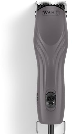 Wahl KM10+ Animal Clipper, Kabelgebundene Tierschermaschine, Lila | Kabelgebundener Tierhaarschneider, Lockguard-Technologie, 3000 und 3700 U/min, #10 Prime Klinge, leise und leicht