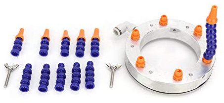 Baxnore Engraving Machine Water Spraying Ring, Diameter 100mm Engraving Water Ring with 10mm Outer Diameter, Water Pipe for CNC Lathe Milling Drill