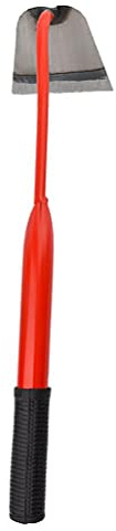 Stahlhacke, Handjäten und Lockern des Bodens, tragbares Gartenwerkzeug, 40 cm Länge, Stahl-TPR-Material, 241 g Gewicht (M)