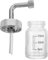 WOFASHPURET Bouteille Verre Pour Stockage De Peinture Aérographe Avec Couvercle Petit Contenant Verre Transparent Pour Humidificateur Accessoire Pour Injection Et Soin Peau
